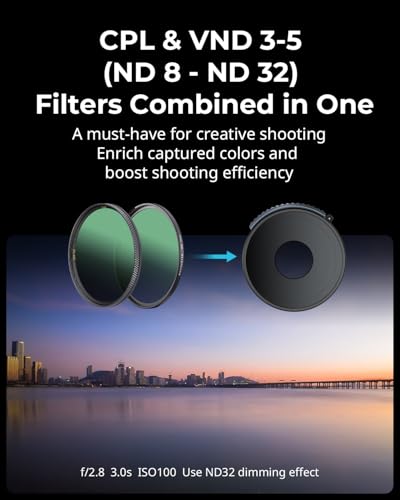Image of SmallRig CPL & VND 3-5 Filter for DJI Osmo Action Camera 4941