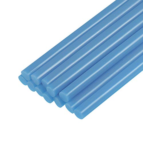 uxcell Mini Hot Glue Sticks for Glue Gun 7mm x 100mm Light Blue 12pcs