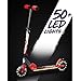 VIRO Rides VR 200 Glow-Rider Kick Scooter with Over 50 LED Lights Built Into The Deck, Multicolor