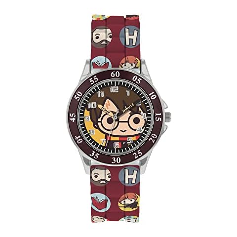 Reloj Harry Potter analógico para niños con correa de silicona Cover
