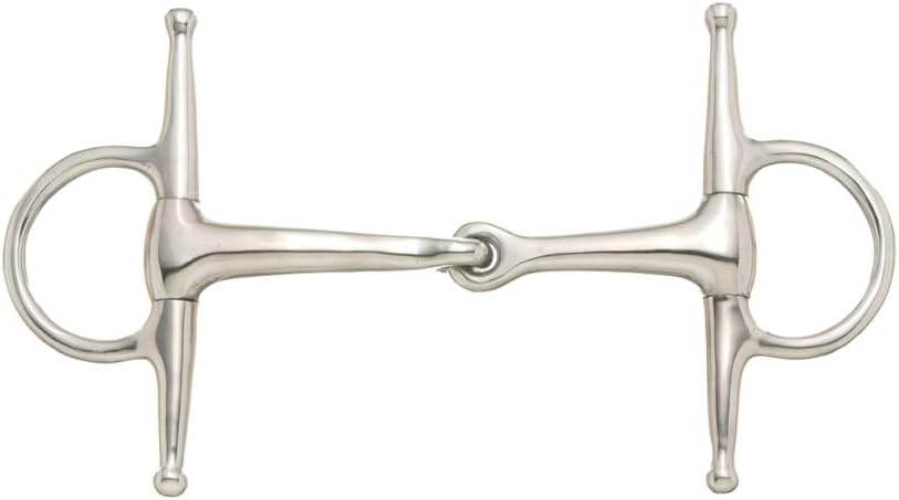 Tough 1 Kelly Silver Star SS Full Cheek Snaffle Mini Bit 3