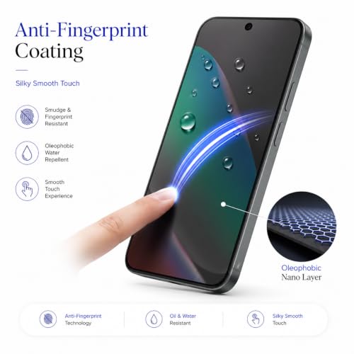 Image of FIRST MART Borderless Privacy Tempered Glass for Google Pixel 10 & Pixel 10 Pro with Cable Protector | Anti-Spy Edge-to-Edge Screen Guard, Case-Friendly | Pack of 1