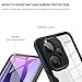 Ephoou for Xiaomi Redmi Note 13 Pro Plus 5G Clear Case with Screen Protector, Dual Layer Full Body Shockproof Dustproof All-Inclusive Cover Case Redmi Note 13 Pro Plus 5G QB-Black
