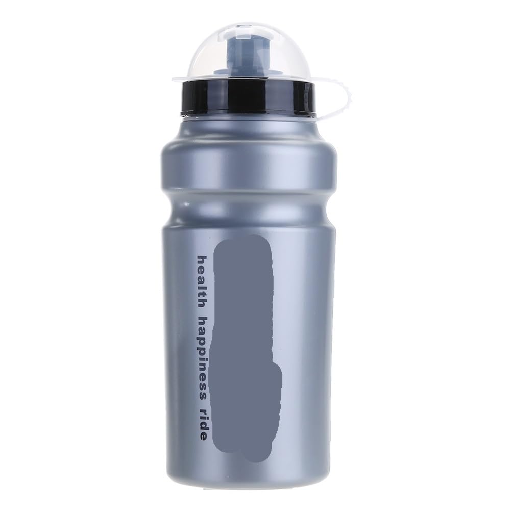 QuxetlRyz Sports Water Bottle 500ML Outdoor Sports Bike Bicycle Cycling Drink Water Bottle(1Pc Grey)