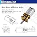 Usdrwam 3Pcs Mini Micro N20 Gear Motor DC 3V-6V High Torque Speed Reduction 3mm Shaft Full Metal Gearbox Micro Motor for for RC Car, Robot Model, DIY Engine Toys