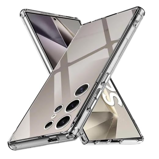 Capa Capinha Com Bordas Anti Impacto Compatível Com Samsung Galaxy S24 Ultra Tela de 6.8 Polegadas (Hard Glass Store)