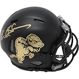 Deion Sanders Signed Colorado Black Chrome Mini Helmet BAS