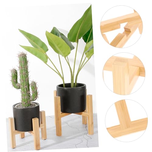 Support à plantes en bois pour surélever les pots de salon