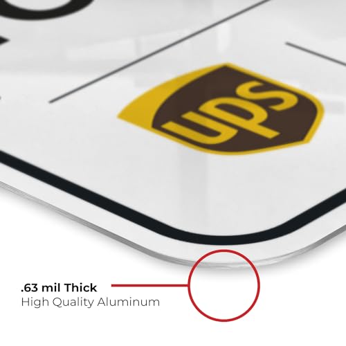 Image of Package Delivery Sign, Delivery Instructions Deliver All Package to Side Door Sign, 18x24 Inches, Rust Free .063 Aluminum, Fade Resistant, Made in USA by Sigo Signs