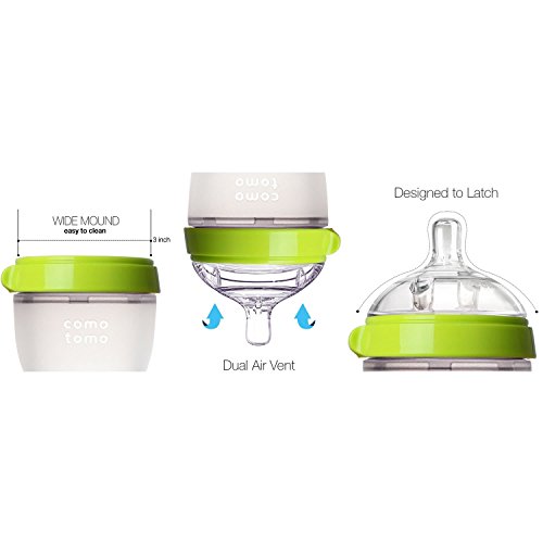 Comotomo Natural Feel Baby Bottle 3 Pack #TOP3