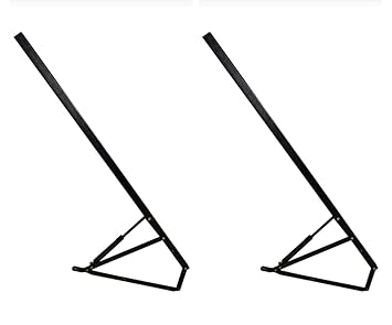 Steel Gold Double Bed Lifter Fitting Hydraulic Jack Pro Lift Mechanism Tool Spring Shocker Frame 130Kg and 2 Hydraulic Gas Pump ( Black, 3ft X 5mm ) -Set of 2