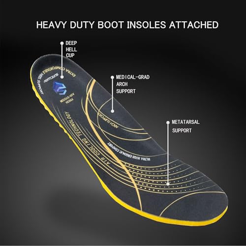 SUREWAY 6” Mens Heavy Duty Steel Toe Work Boots for Men,Goodyear Welt,Extremely Comfortable Durable Proved,Superior Oil/Slip Resistant,Thicker Full Grain Leather,Wedge Sole,Steel Toe Work Boots/Shoes4
