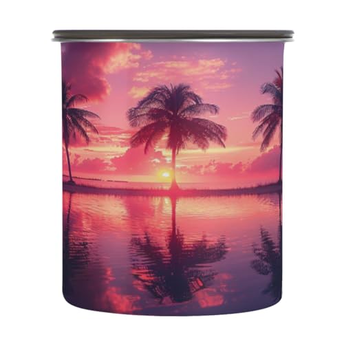 Envase Hermético de Acero Inoxidable para Café 900ml
