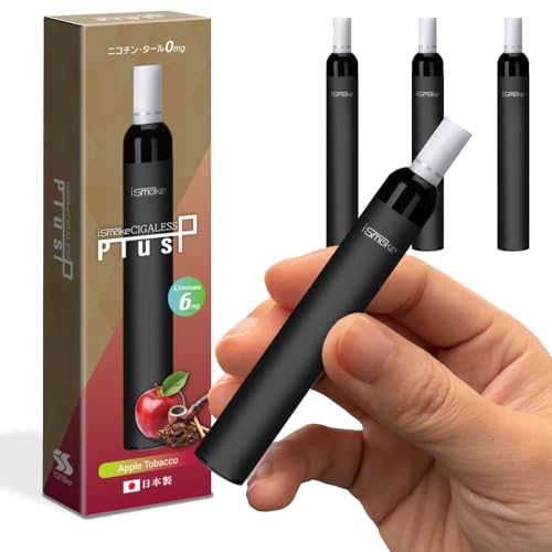 iSmoke Cigaless Plus dq^oR ^[ jR`0 VAPE xCv dq^oR ĝ V[V ^ X^[^[Lbg { (d 6mg, Abv^oR 3{)