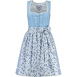 Spieth & Wensky Spieth & Wensky Mini Dirndl Kimberly hellblau, Gr.40 Damen