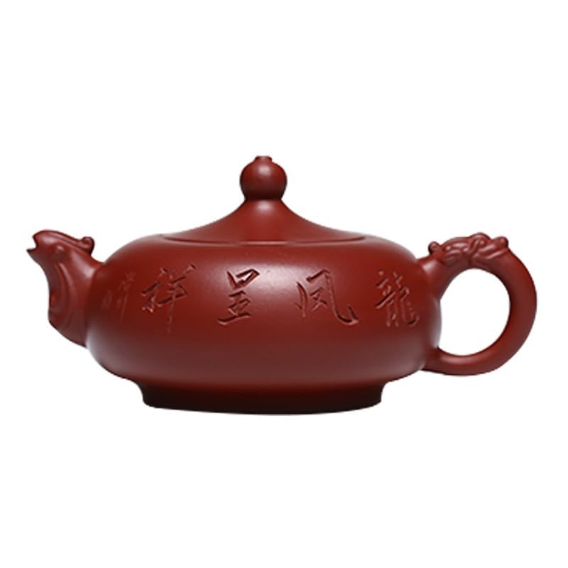 Pot en argile violette théière fait à la main l'émotion du thé traditionnel