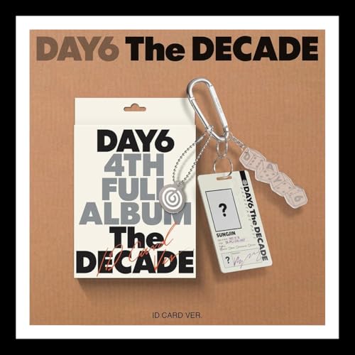 (ID CARD-MD Ver.) DAY6 THE DECADE 4th Full Album / CD+Photo Book+2KeyRing+6 Card+GIFT