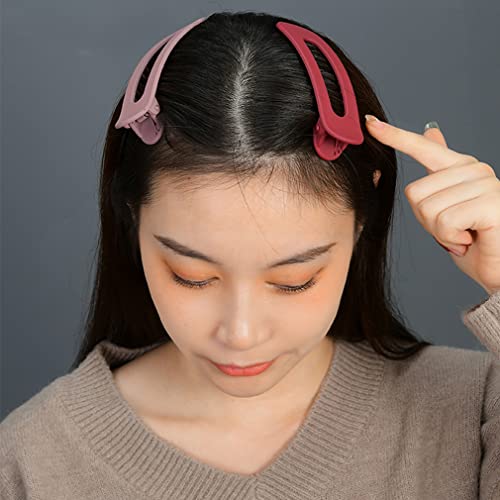 6 Pcs Womens French Barrette Duckbill Alligator Hair Claw Clips, Side Slide Firm Grip ,Beauty Accessory Styling Pin Clamps, Large Classic Multicolor #TOP1