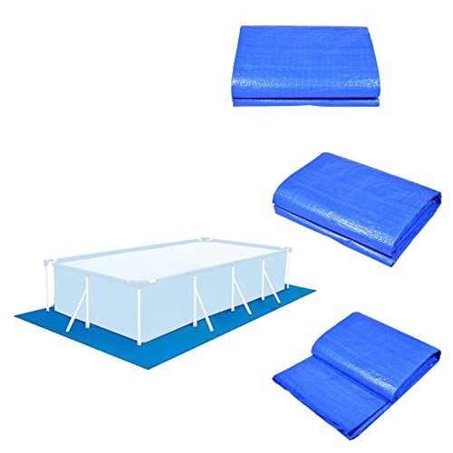 Peosevi Suelo para Piscina, Revestimiento Suelo Piscina PE Impermeable, Paño para El Suelo La Piscina Rectangular, Proporciona Protección Adicional para El Fondo La Piscina