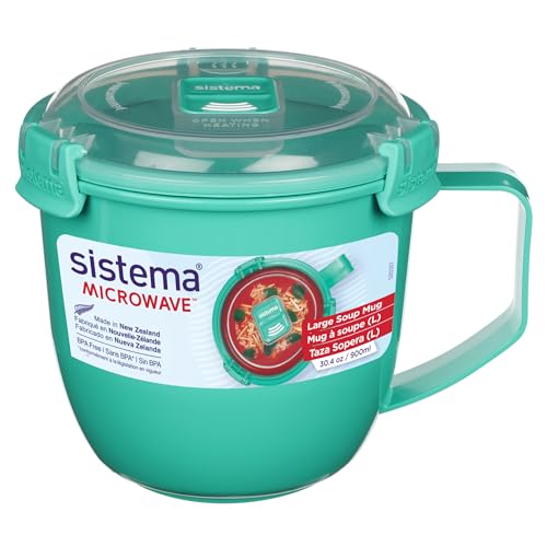 Sistema To Go Collection Soup Mug Large (Pack of 1) Assorted