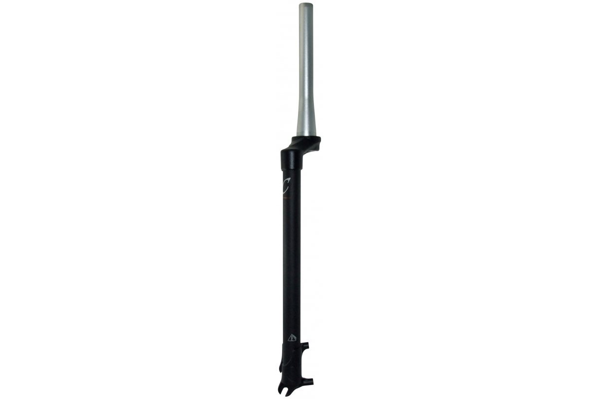 eXotic Sztywny aluminiowy widelec do roweru górskiego, stożkowa kolumna kierownicza 29er/700C PM Disc 49 cm 29in