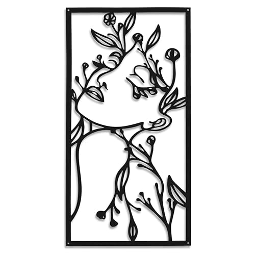 Tableau decoration murale metal 30x58 cm art moderne pour salon