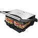 Aigostar Hett 30HHJ - Panini Maker/Griglia, Pressa a sandwich, Griglia elettrica, 1000 Watt, Fredda al tocco, Antiaderente, Indicatore luminoso, Argento. Design esclusivo.