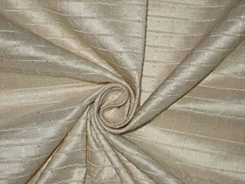 Soie Dupioni frêne doré 137cm tissu luxe pour haute couture