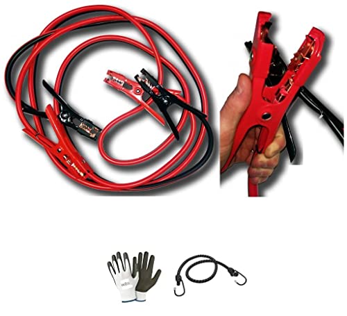 Kompatibel mit Mercedes GT AMG C Akku-Starthilfekabeln, stoßfeste und stoßfeste ABS-Klemmen für sicheren Halt DC 9,5 l