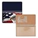 Soaring Over America Personal Leather Checkbook Cover for Top Tear Personal Checks
