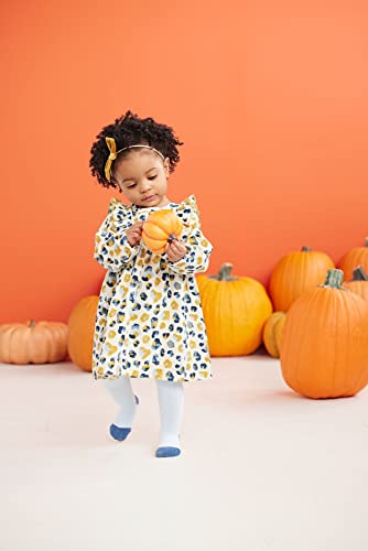 Mud Pie Baby Girls' One Size Leopard Dress and Tights3