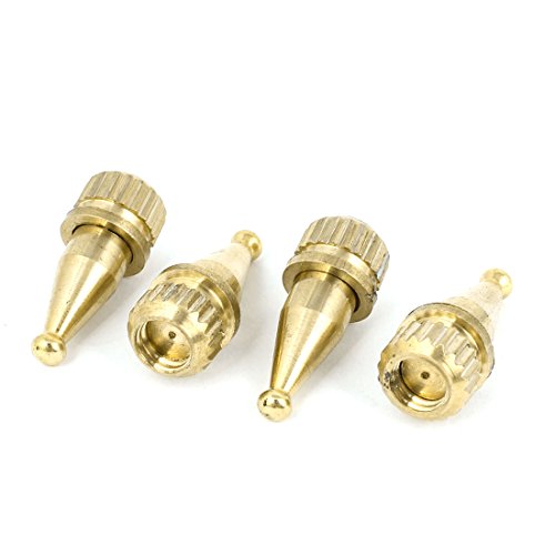 Aexit 4 Pcs Speaker Repair Speaker Round Anti-Vibration Feet Nails Stand Spikes Speaker Repair Accessories 8mm Thread