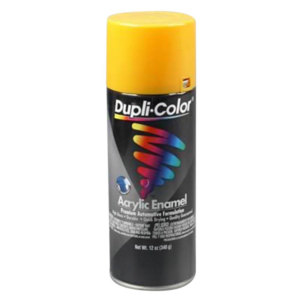 Dupli-Color DA1663 Multi-Purpose Acrylic Enamel Spray Paint - Yellow - 12 oz. Aerosol Can