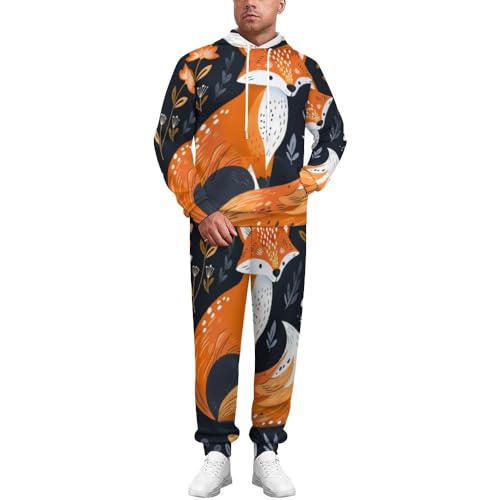 Survêtement homme motif renard : dites adieu aux joggings basiques avec cet ensemble décontracté