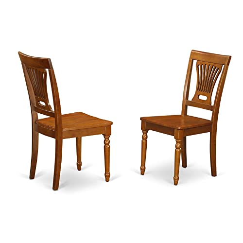 East-West-Furniture-DLPL5-SBR-W-Dublin-5-Piece-Room-Set-Includes-a-Round-Kitchen-Table-with-Dropleaf-and-4-Dining-Chairs-42×42-Inch East West Furniture DLPL5 SBR W Dublin 5 Piece Room Set Includes a Round Kitchen Table with Dropleaf and 4 Dining Chairs 42×42 Inch