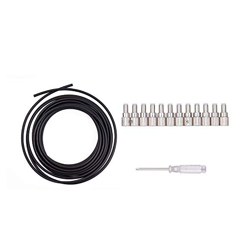 Kit de câble CC sans soudure Jeffergarden avec 12 bouchons pour longueur personnalisée DIY