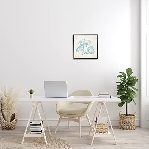 Image of Detailed Mushroom Botanical Specimen, 17 x 17 Inch Framed Giclee Print | Stupell Industries . By Kim Allen . Ready to hang . Cottagecore nature decor . Made in USA