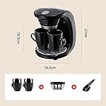 QJRGUY Coffee Machine Home Small Automatic Office All-in- Drip Type Tea Maker Household - Image 2