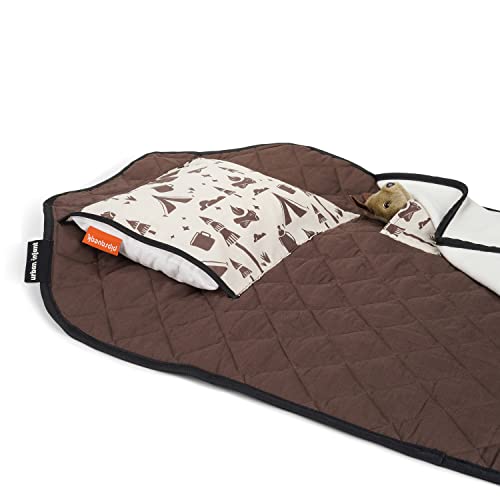 Image of Urban Infant Tot Cot Kids Nap Mat - Toddler Preschool Daycare Bedding Cover with Blanket and Pillow - Scout