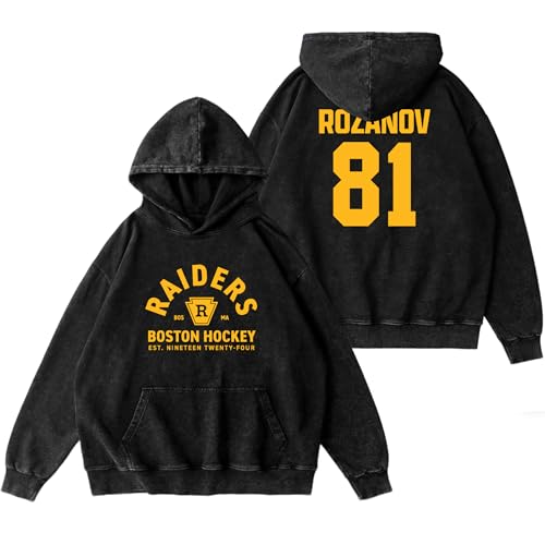 Sudadera de manga larga con capucha de algodón con capucha, unisex, informal, Rozanov 81 Merch, Negro, L-6XL