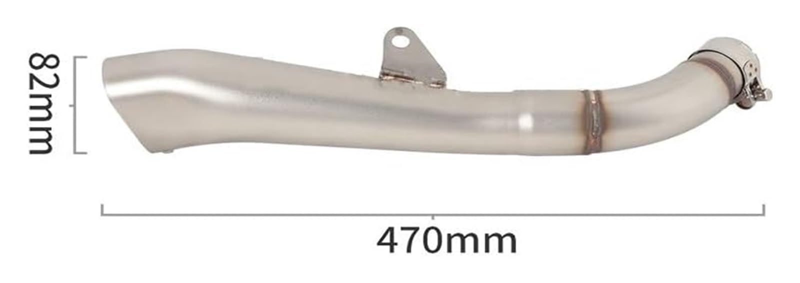 per Yamaha R25 R3 per MT-25 per MT-03 YZF-25 YZF-03 Tubo di Scarico Slip-on per Motocicletta Collegamento Centrale Db Killer Silenziatore Silenziatore Scarico Tubo