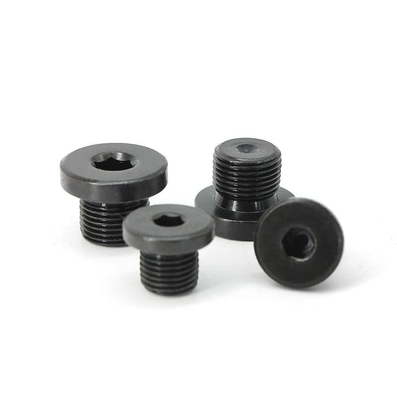 Rosca macho métrica de acero al carbono, casquillo hexagonal negro, brida, tapón hexagonal interior, instalación de tubería hidráulica de aceite (tamaño: 1,5)(Size:2)