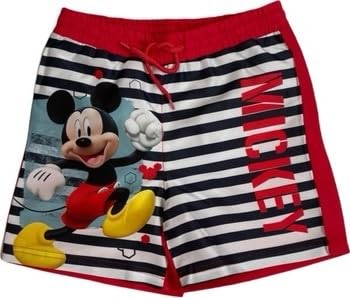 Maillots de Bain Disney - Short De Bain Mickey Disney (FR/ES, Âge, 5 Ans, 6 Ans, Taille Normale, Short De Bain Mickey Disney - A)