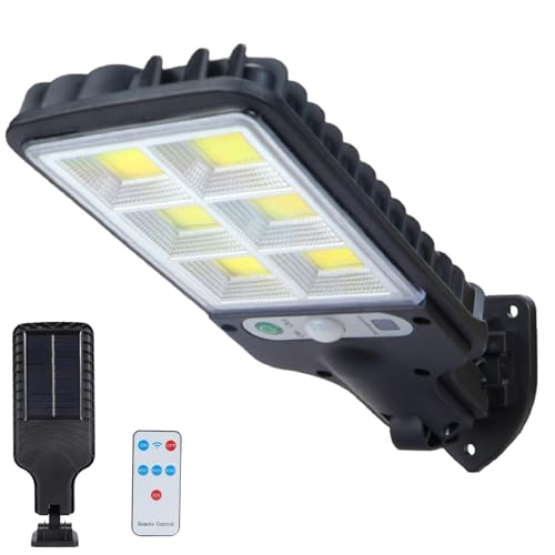 Ninonly Solarlampen für Außen mit Bewegungsmelder, Solarleuchten mit Fernbedienung, Wasserdichte Super Hell Solar Wandleuchte Aussen, LED Solar...