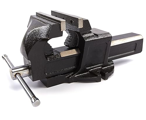 TORNILLO DE BANCO 200MM CON MORDAZA PARA TUBOS Y YUNQUE PARA TALLER
