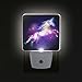Naanle Set of 2 Magic Unicorn Stars Purple Auto Sensor LED Dusk to Dawn Night Light Plug in Indoor for Adults