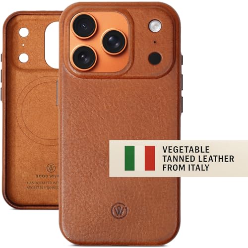 Coque Alcantara iPhone 17 Pro Max anti-choc intégrale MagSafe Cognac - 2
