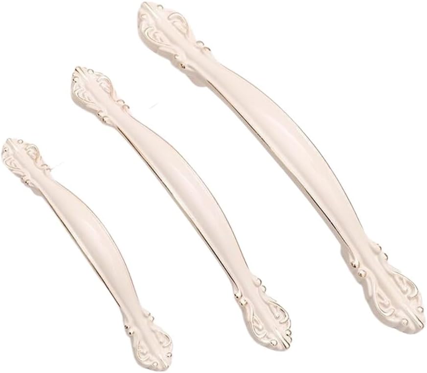 European Zinc Alloy Handles Ivory Window Cabinet Furniture Hardware Accessories Door Knob Pulls