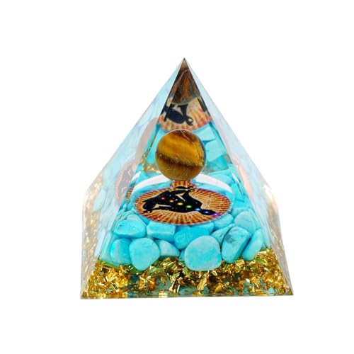 Piramide Di Cristallo Curativo Dei Chakra: Struttura unica a piramide triangolare, il suo spazio interno è una cavità di risonanza ben armonizzata. Le onde elettromagnetiche risuonano armoniosamente nel suo spazio interno, combinandosi con le forze geomagnetiche convergenti per focalizzare il campo magnetico di energia positiva e amplificare l'energia, rendendola più concentrata e potente.