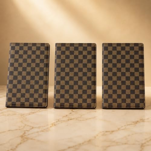 Image of PU Leather Restaurant Menu Folder - Set of 3 | Durable Menu Covers with Transparent Sleeves | Professional Menu Holder for Hotels, Cafes, Bars & Restaurants